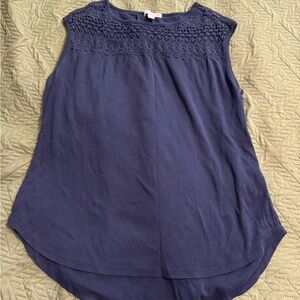 Westport Women's Navy Sleeveless Top size 1X